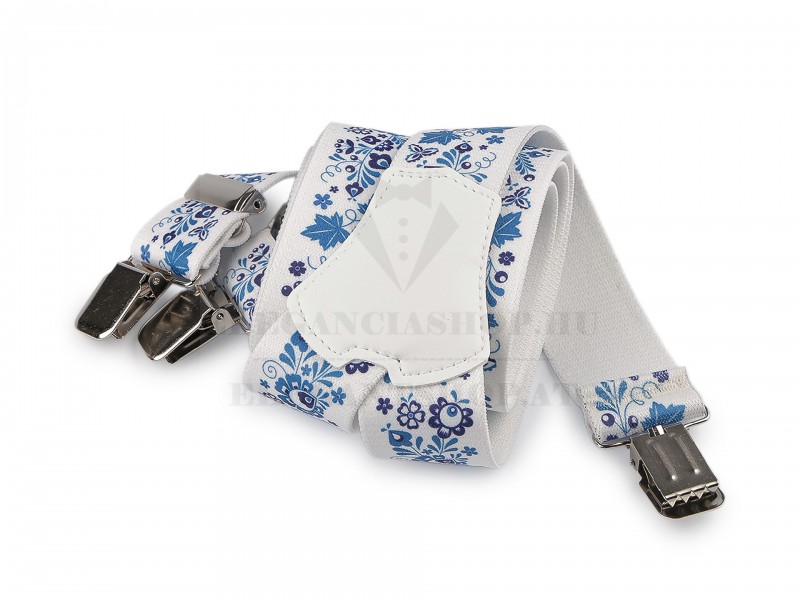 Folklór mintás nadrágtartó