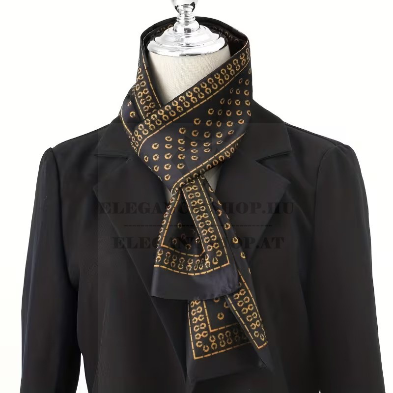  Férfi exklúzív sál - Fekete-kávé