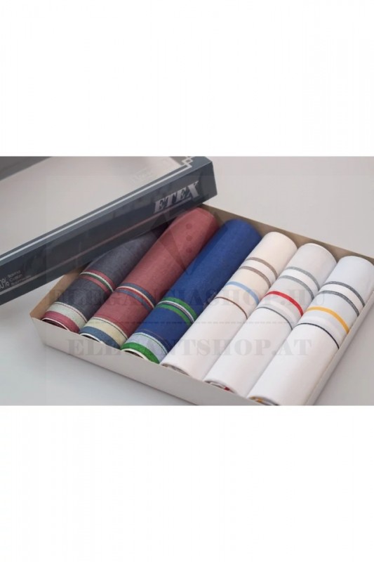 Zsebkendő csomag díszdobozban - 6 db Zsebkendő csomag díszdobozban - 6 db