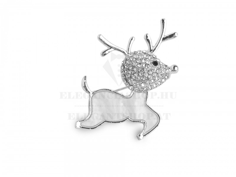 Bross csiszolt kövekkel - Rénszarvas Kitűzők, Brossok Bross csiszolt kövekkel - Rénszarvas Kitűzők, Brossok