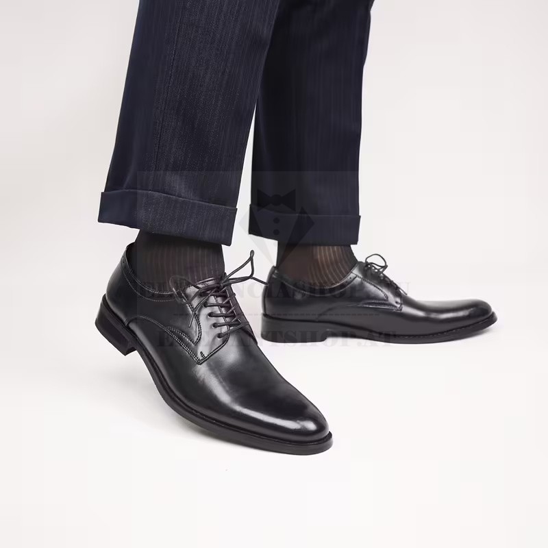 Marhabőr férfi cipő - Fekete Férfi cipő Marhabőr férfi cipő - Fekete Férfi cipő