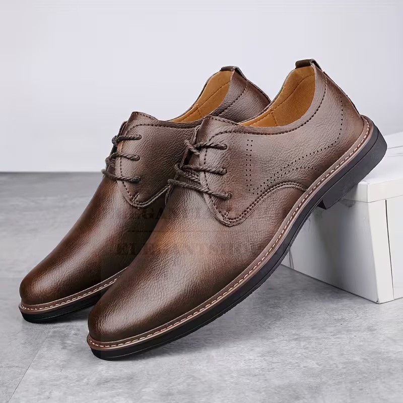 Marhabőr férfi cipő - Barna Férfi cipő Marhabőr férfi cipő - Barna Férfi cipő