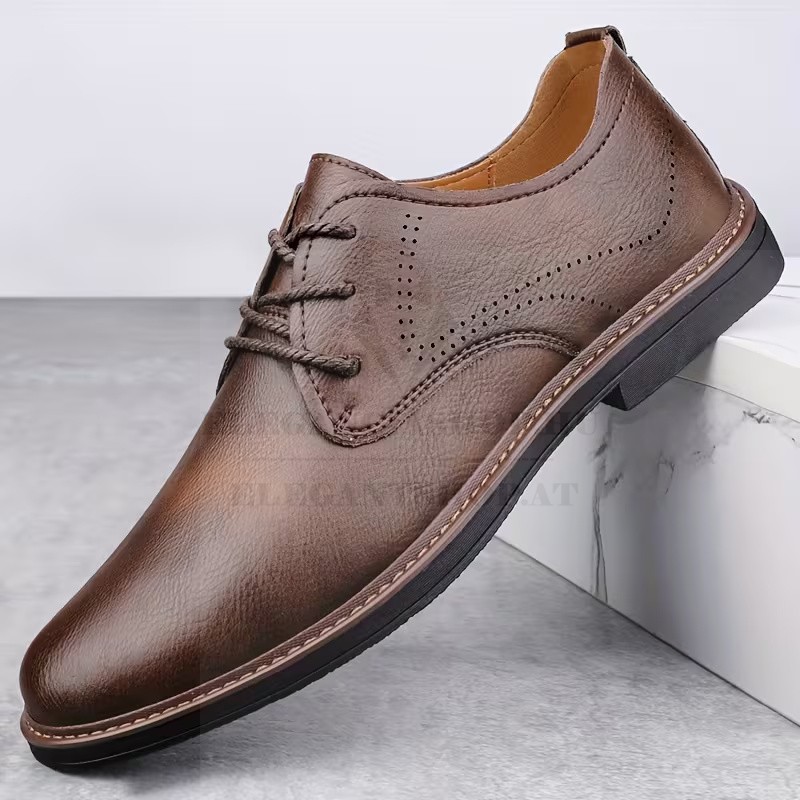 Marhabőr férfi cipő - Barna Férfi cipő Marhabőr férfi cipő - Barna Férfi cipő