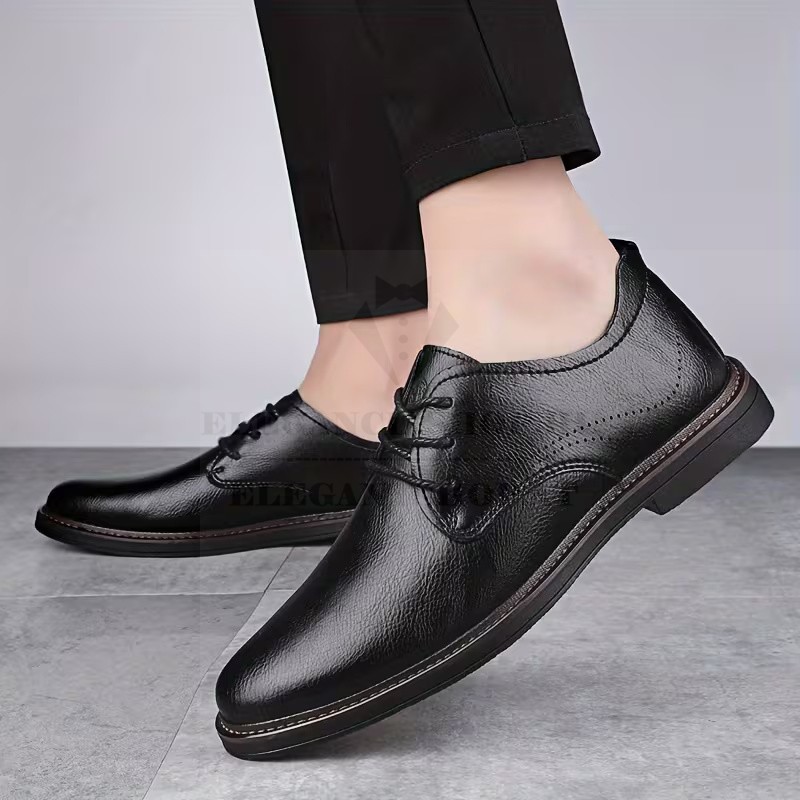                            Marhabőr férfi cipő - Fekete Férfi cipő