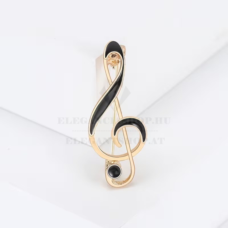                     Violinkulcs bross Mandzsetta, Nyakkendőtű