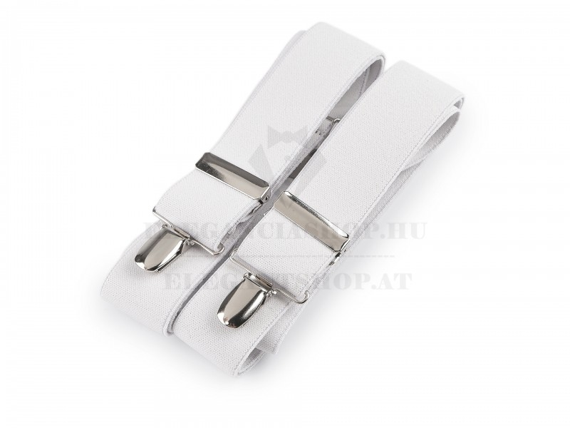 Férfi nadrágtartó - Fehér Férfi nadrágtartó - Fehér