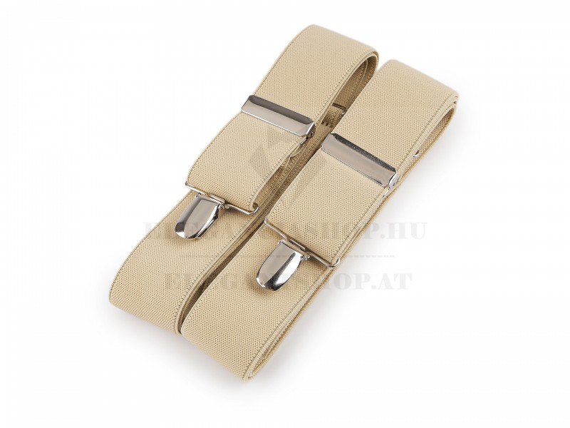 Férfi nadrágtartó - Drapp