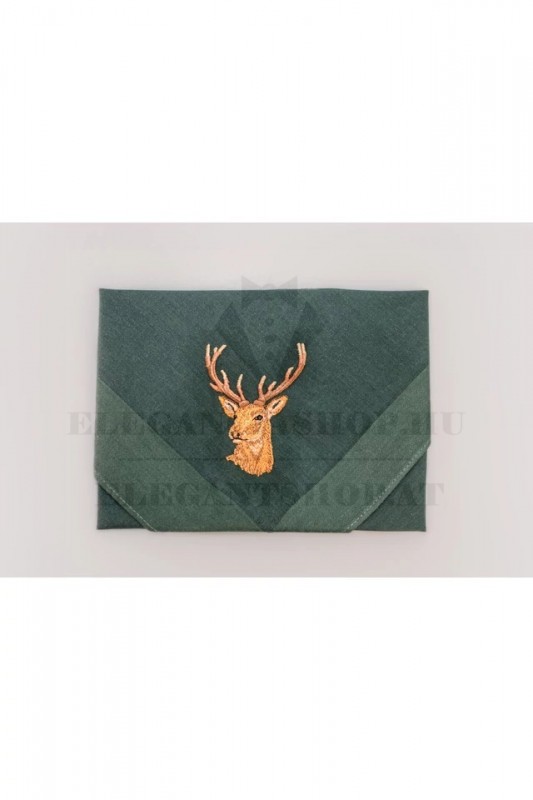                  Hímzett pamut zsebkendő - Szarvas Pamut zsebkendő