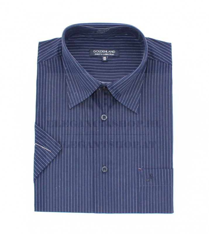 Goldenland h.u normál ing - Kék csíkos Akciós ing