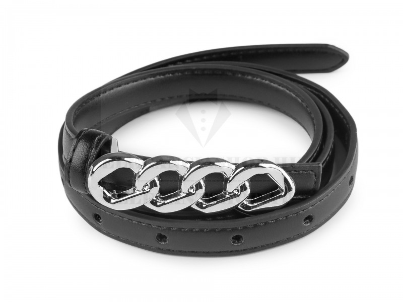 Női fémcsatos öv - Fekete Női táska, pénztárca, öv Női fémcsatos öv - Fekete Női táska, pénztárca, öv