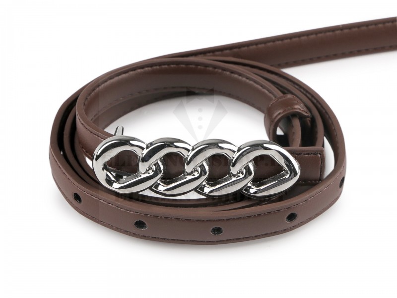          Női fémcsatos öv - Barna Női táska, pénztárca, öv