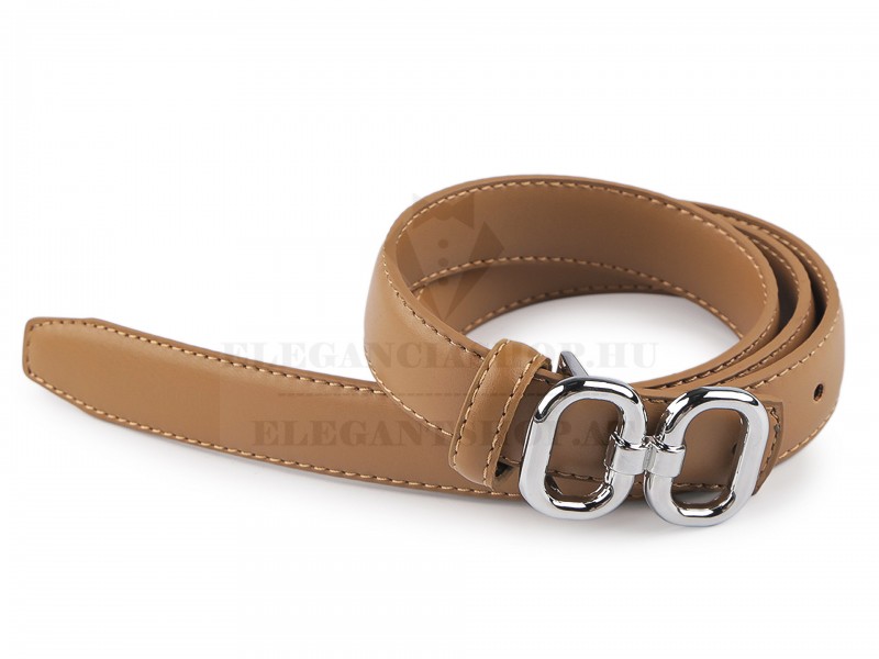 Női fémcsatos öv - Caramell Női táska, pénztárca, öv Női fémcsatos öv - Caramell Női táska, pénztárca, öv