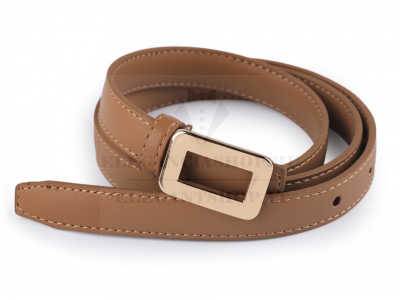          Női fémcsatos öv - Caramell Női táska, pénztárca, öv