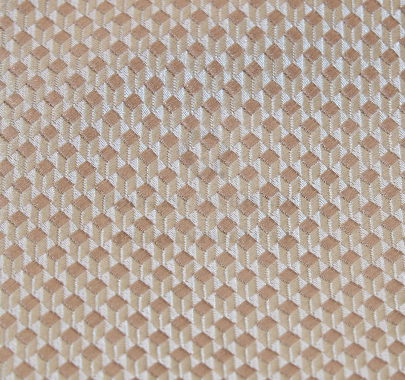                    NM slim szövött nyakkendő - Drapp Aprómintás nyakkendő