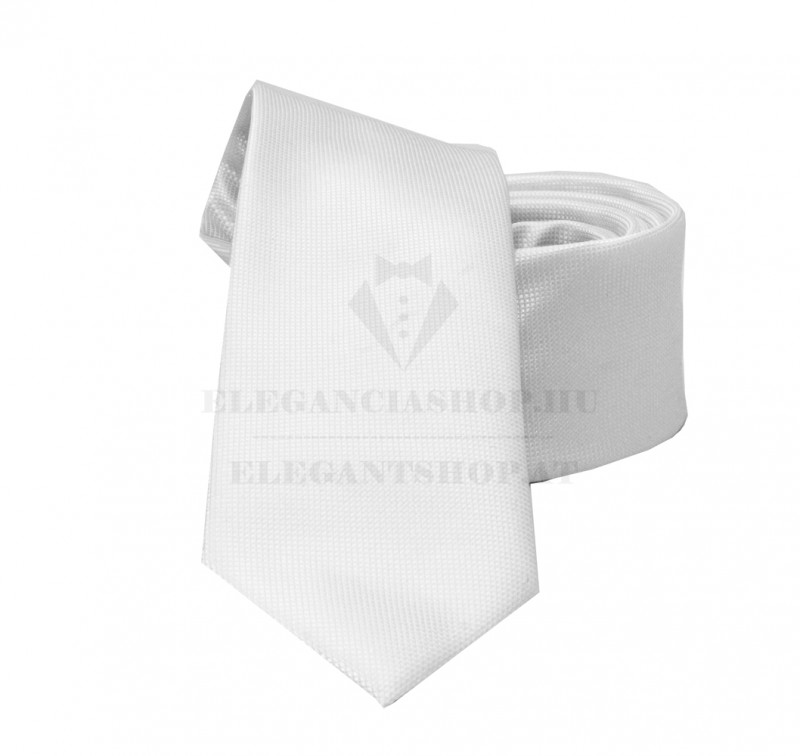 NM slim szövött nyakkendő - Fehér aprómintás Aprómintás nyakkendő NM slim szövött nyakkendő - Fehér aprómintás Aprómintás nyakkendő