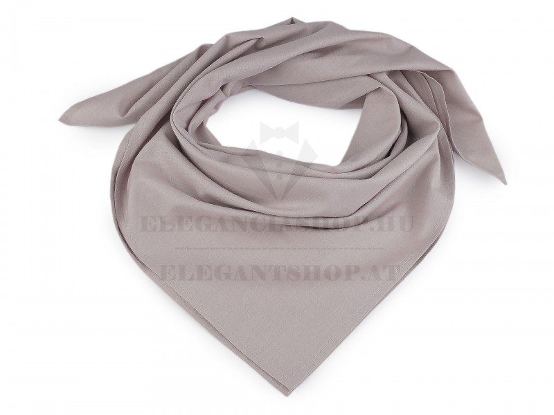 Pamut női kendő 70x70 - Bézs Női divatkendő és sál