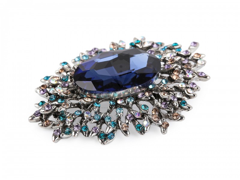 Bross csiszolt kövekkel Kitűzők, Brossok