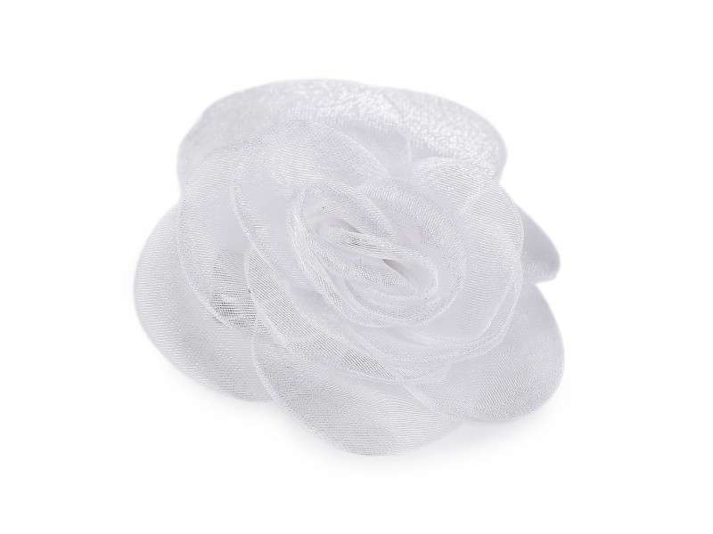 Organza virág bross Kitűzők, Brossok Organza virág bross Kitűzők, Brossok