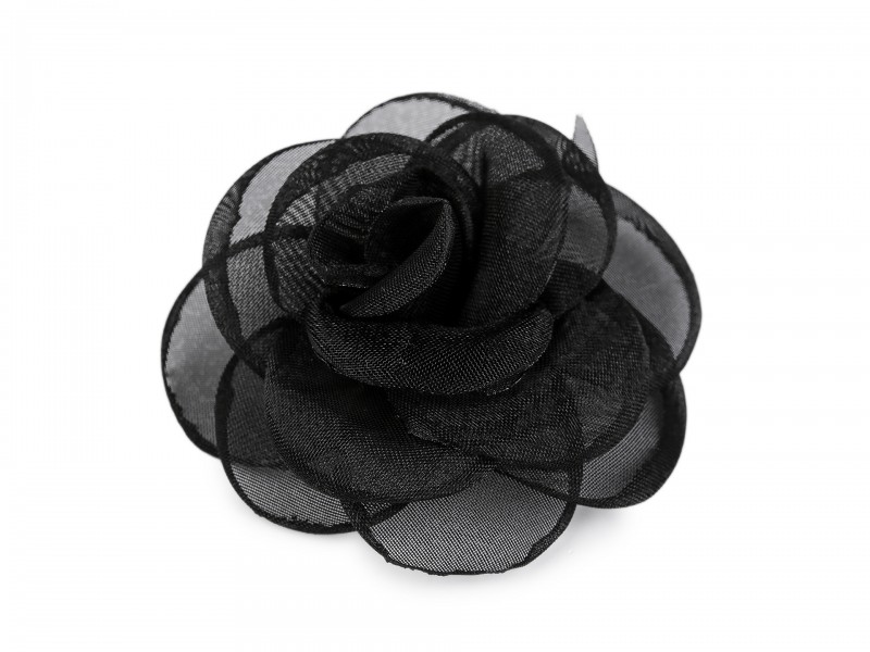 Organza virág bross Kitűzők, Brossok Organza virág bross Kitűzők, Brossok