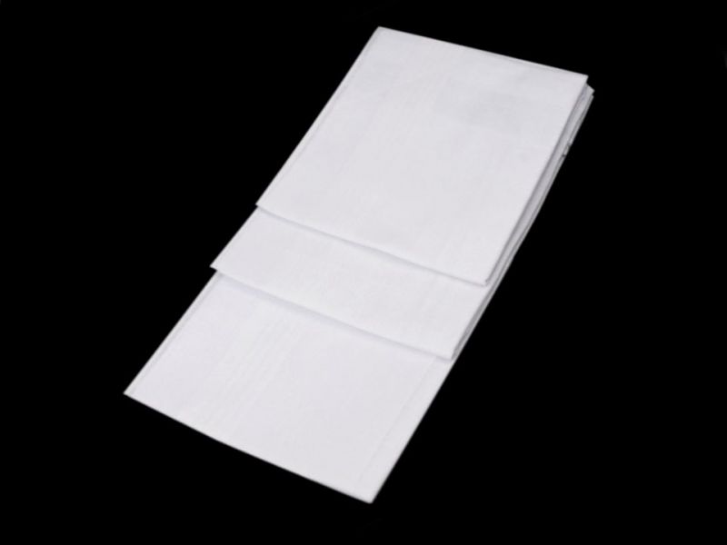 Zsebkendő szett 6 db - Fehér Pamut zsebkendő