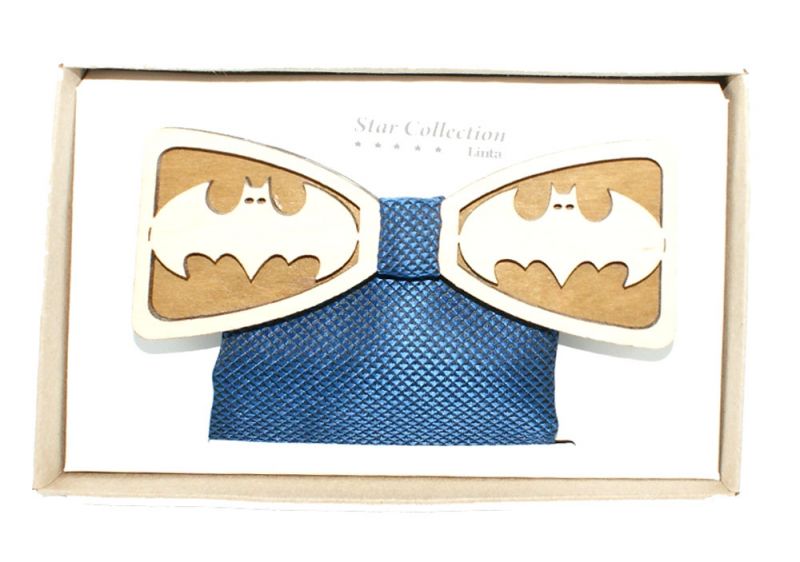       Fa csokornyakkendő szett - Batman mintás
