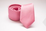    Prémium slim nyakkendő - Rózsaszín Egyszínű nyakkendő