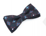                         Linta csokornyakkendő - Kék mintás