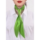            Zsorzsett női nyakkendő - Fűzöld Női nyakkendők, csokornyakkendő