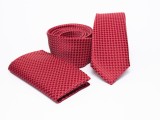    Prémium slim nyakkendő szett - Piros