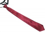            Szatén gumis nyakkendő - Bordó Egyszínű nyakkendő