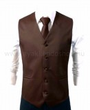 Alkalmi mellényszett - Sötétbarna