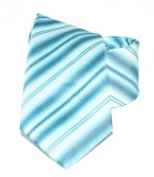    Newsmen gyerek nyakkendő - Türkíz csíkos Gyerek nyakkendők