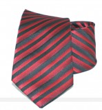    Newsmen gyerek nyakkendő - Fekete-piros csíkos Gyerek nyakkendők