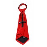   NM Állítható szatén gyerek/női nyakkendő - Piros Gyerek nyakkendők