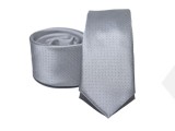 Prémium slim nyakkendő - Ezüst Egyszínű nyakkendő