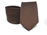    Prémium nyakkendő - Sötétbarna Aprómintás nyakkendő