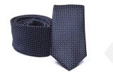    Prémium slim nyakkendő - Kék aprómintás