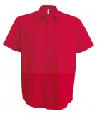ACE férfi r.u comfort fitt ing - Piros Egyszínű ing