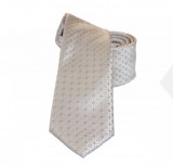               Goldenland slim nyakkendő - Natur mintás Csíkos nyakkendő