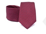        Prémium selyem nyakkendő - Meggybordó Aprómintás nyakkendő