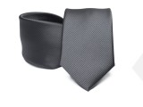        Prémium selyem nyakkendő - Grafitszürke Egyszínű nyakkendő