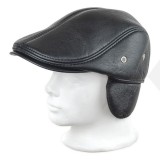    Műbőr fülvédős golf sapka