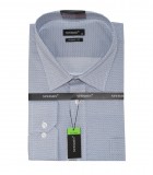             NM h.u extra fit elasztikus ing - Kék mintás Extra méret