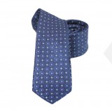                    NM slim szövött nyakkendő - Kék aprómintás