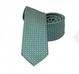                    NM slim szövött nyakkendő - Zöld aprómintás