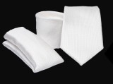    Prémium nyakkendő szett - Fehér mintás