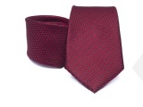         Prémium selyem nyakkendő - Meggypiros aprómintás Aprómintás nyakkendő