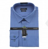      Newsmen bambusz elasztikus h.u slim ing - Farmerkék Egyszínű ing