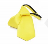   NM Állítható szatén gyerek/női nyakkendő - Sárga