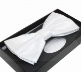      NM Díszdobozos mintás csokornyakkendő szett - Fehér mintás